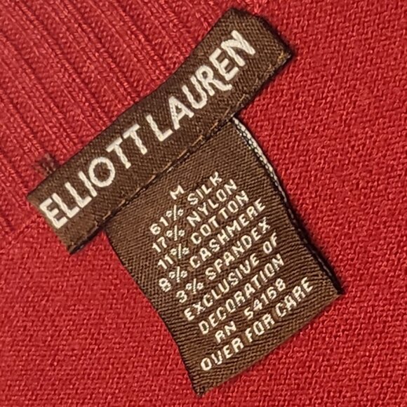 Elliott Lauren Sweater Deep V-Neck Silk Cashmere Blend Quiet Luxury - Picture 4 of 16